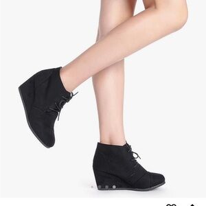 Dream Pairs Black Ankle Booties